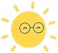 サニー先生(丸眼鏡のレモンイエローの太陽)